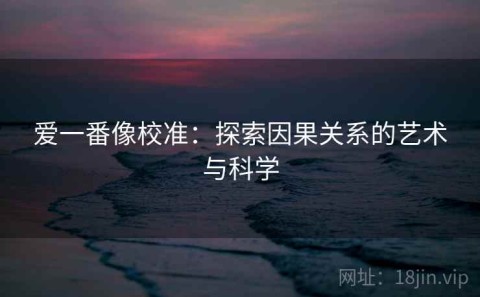 爱一番像校准：探索因果关系的艺术与科学